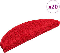 Treppenmatten 20 Stück Rot 56x17x3 cm