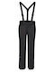 Icepeak Lorena 451005564-990 Kids Dungarees for Ski & Snowboard Black