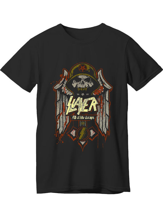 T-shirt Slayer Rock Avenue Black T-shirt Slayer Rock Avenue Black