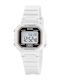 Skmei Digital Womens Watch 30.1mm Battery With White Rubber Strap