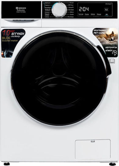 Morris Buddy Series Washing Machine 10kg with Steam Technology 1400 Rounds WIW-11014BA