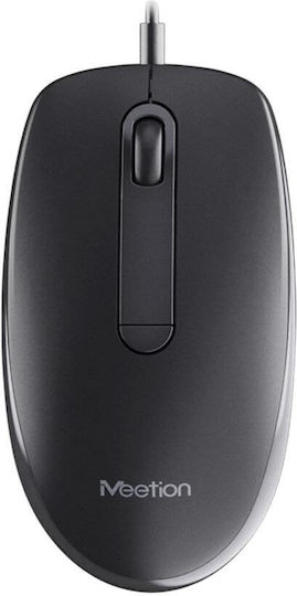 Meetion M100 Wired Mouse Black