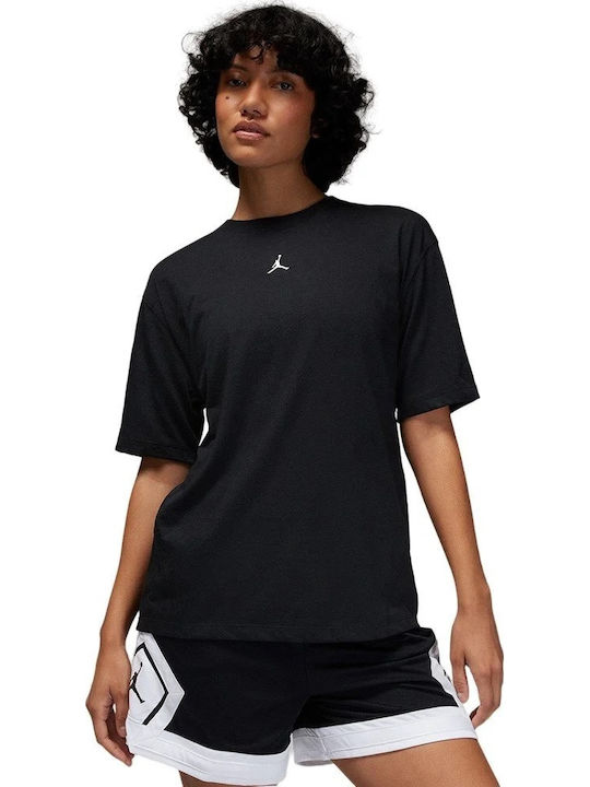 Jordan Women's Sports Short Sleeve Blouse Black