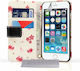 YouSave Accessories Floral Портмоне Черен (iPhone 6, iPhone 6S от YouSave)