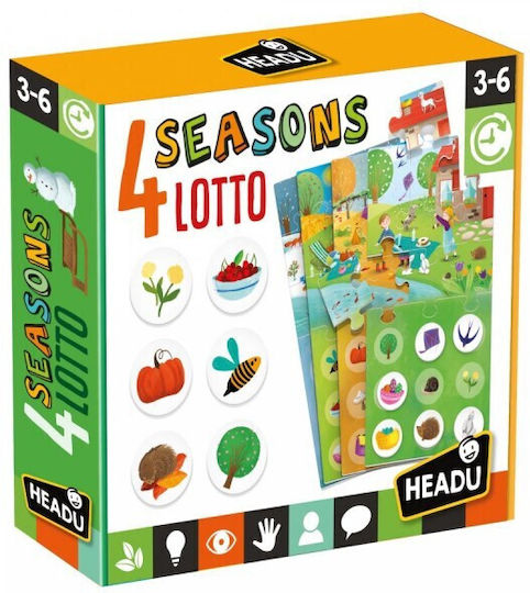 Headu Educational Game Knowledge made of Wood for 3-6 Years Old