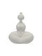 Decorative Ceramic Female Figure White Matte Color 15.8x10.5x19.5cm Ankor Ankor 842988