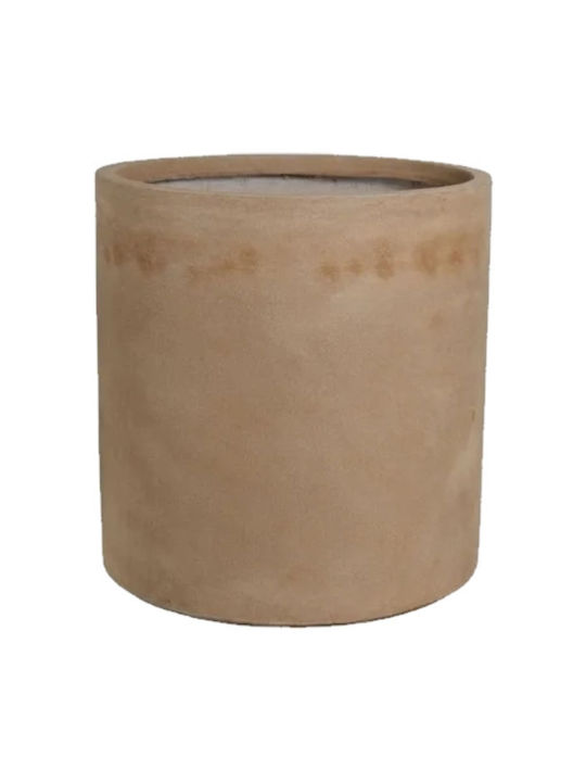 Harmony Γλάστρα Πήλινη Taupe 40x40x43.5εκ.