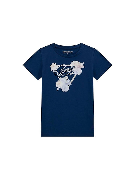 Guess Kinder-T-Shirt Marineblau