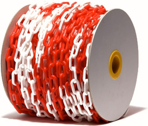 Traffic Chain Made of Plastic in Red Colour 25m x 0.8cm