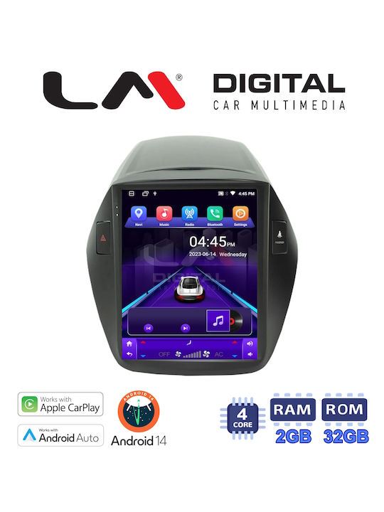 LM Digital Sistem Audio Auto pentru Hyundai iX35 2009 > 2015 (Bluetooth/USB/WiFi/GPS/Apple-Carplay/Android-Auto) cu Ecran Tactil 9.7"