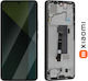 Xiaomi Screen with Touch Mechanism and Frame for Xiaomi Redmi Note 13 Pro 5G, Poco X6 (Black)