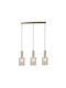Agora Lighting Verstellbar Hängelampe Lahti Schiene mit Fassung E27 58x58x100cm.