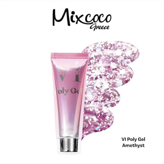 Beauty VI Gel Falsche Nagelgel Lila 30gr
