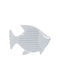 Decorative Figure White Fish S8808072