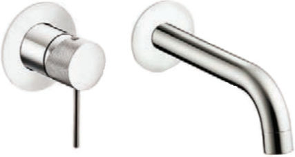 Tema Set Mixer & Gură Îngropată pentru Lavabo Bronz Tema Set Mixer & Gură Îngropată pentru Lavabo Bronz