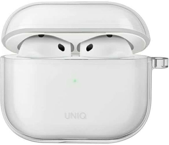 Uniq Glase Case Silicone in Transparent color for Apple AirPods 4