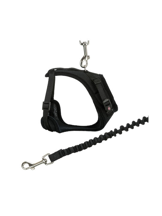 Trixie Cat Harness Lead 10mm X 39-60cm Black
