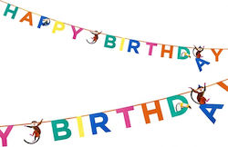 Γιρλάντα Happy Birthday Animals