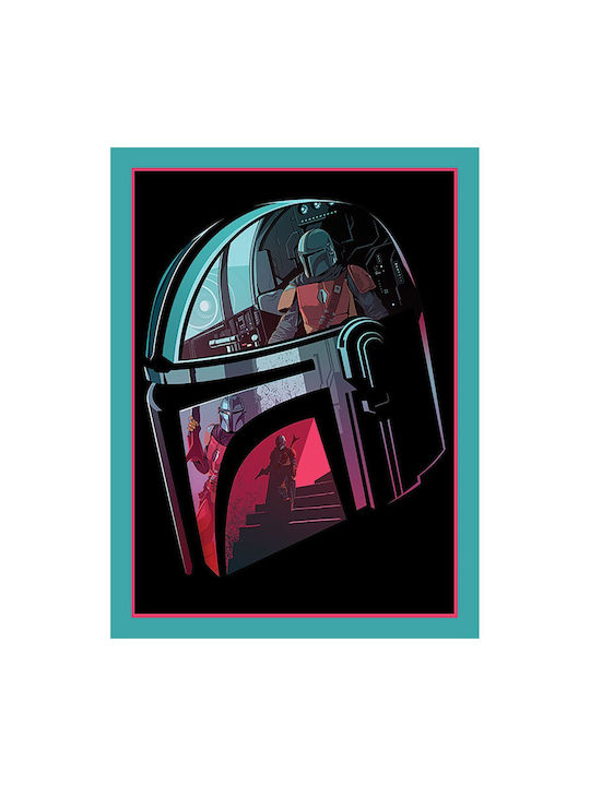 Star Wars Mandalorian Helmet Section 30x40