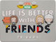 Freunde 3D Magnetposter