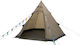 Easy Camp Moonlight Spire Σκηνή Camping Teepee Γκρι 3 Εποχών για 4 Άτομα 300x275εκ.