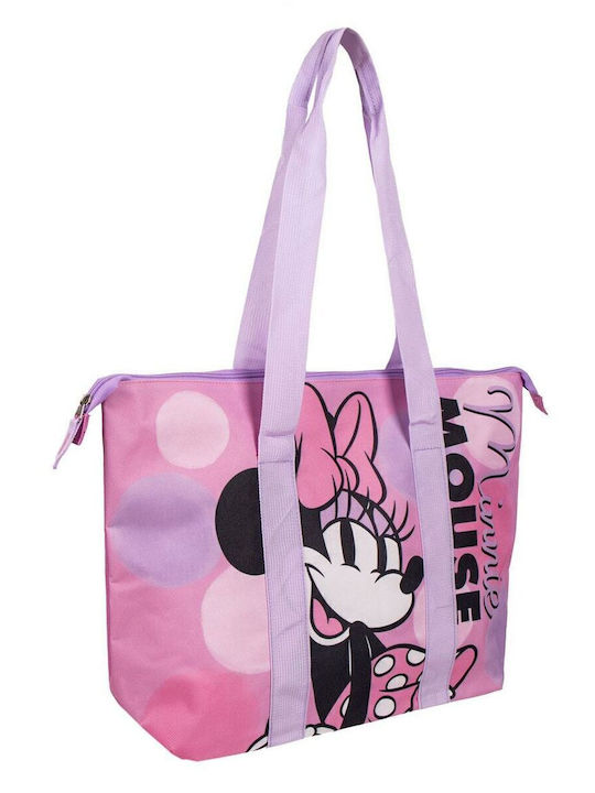 Minnie Mouse Fabric Pink Beach Bag
