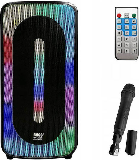 Bass Polska Sistem De Karaoke Cu Microfon Wireless Și Efecte De Iluminare Multicolore
