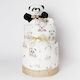 Linen Cakes Diaper Cake Panda
