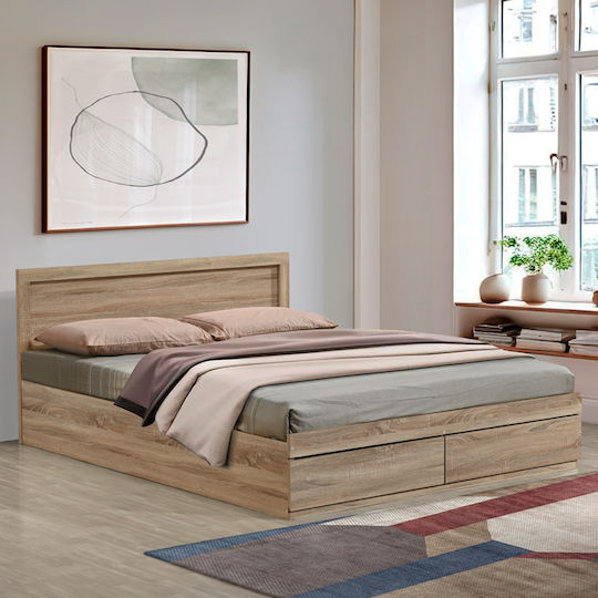 Olympus Bett Doppel für Matratze 150x200cm Natürliche Farbe Olympus Bett Doppel für Matratze 150x200cm Natürliche Farbe