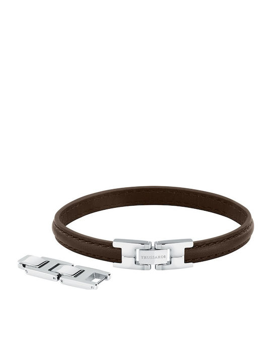 Trussardi T Leder Herren Armband Lederarmband
