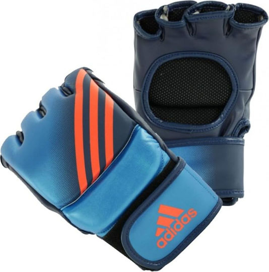 adidas Leather MMA Gloves Blue