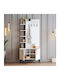 Viyana Eingangsmöbel mit Schuhschrank White 90x35x200cm