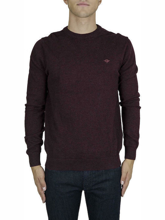 Gnious Langarm-Pullover Dark Wine