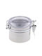 General Use Vase with Airtight Lid Made of Silver Stainless Steel 500ml 1 Piece