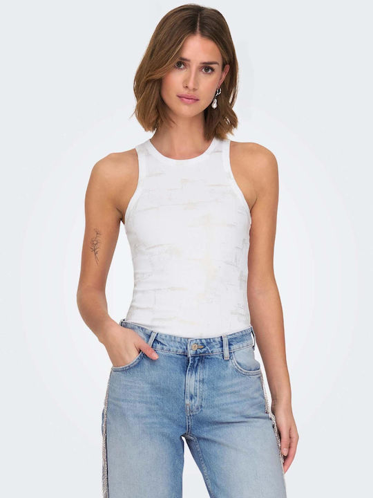 Only Women's Blouse Sleeveless White