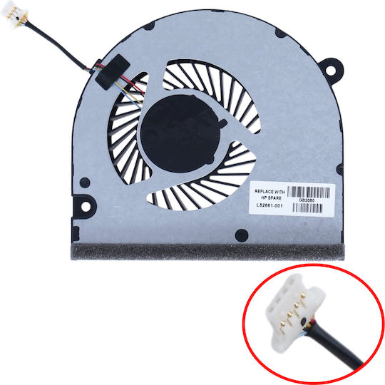 Laptop CPU Cooling Fan for HP Envy 17-ce 17t-ce000 17-ce0002ca 17-ce0003ca 17-ce0008ca 17-ce0015nr 17t-ce100 17m-ce N85c25-18j05 L52661-001 4pin Code 81318