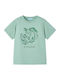 Tricou pentru copii verde deschis