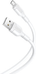 XO Nb212 Regular USB-A la Cablu Lightning Alb 1...