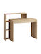 Desk Wooden Oak 95x45x117cm