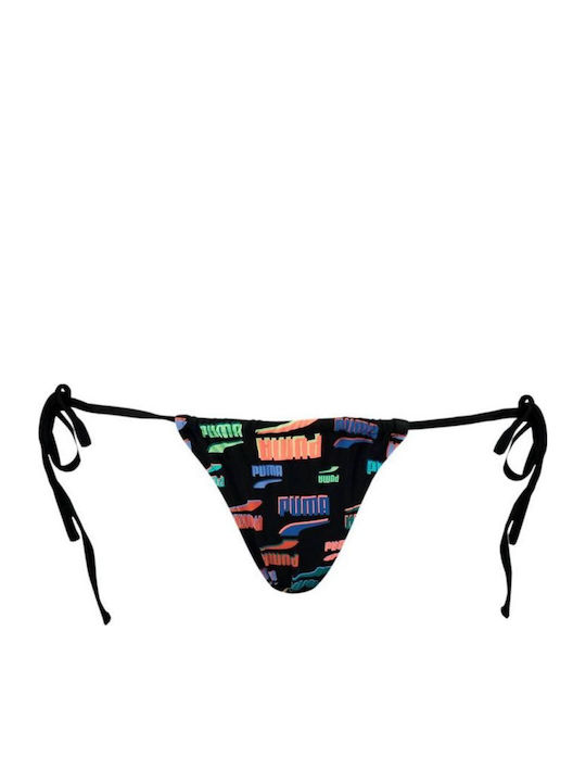 Bikini Brazil με Κορδονάκια Μαύρο