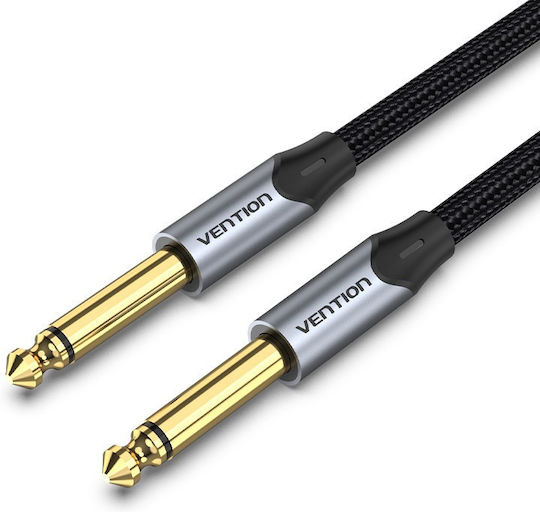 Vention Cable 6.3mm male - 6.3mm male 0.5m Γκρι BASHD
