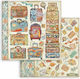 Hârtie de Scrapbooking Stamperia 30.5x30.5cm Fa...