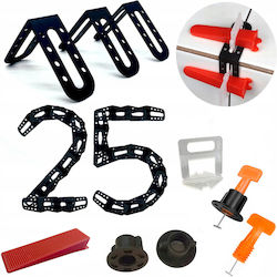 Tile Leveling Corner Set 25 Pieces