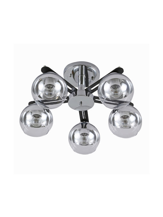 Agora Lighting Plafonieră de Tavan Argintiu