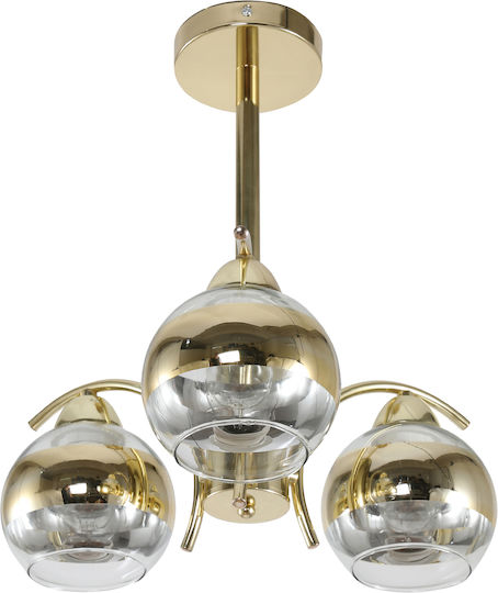 Agora Lighting Lustră Auriu cu Dulie E27 41x41x41cm.