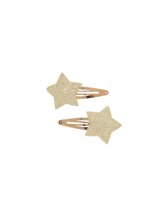 Glitter Star Hair Clips