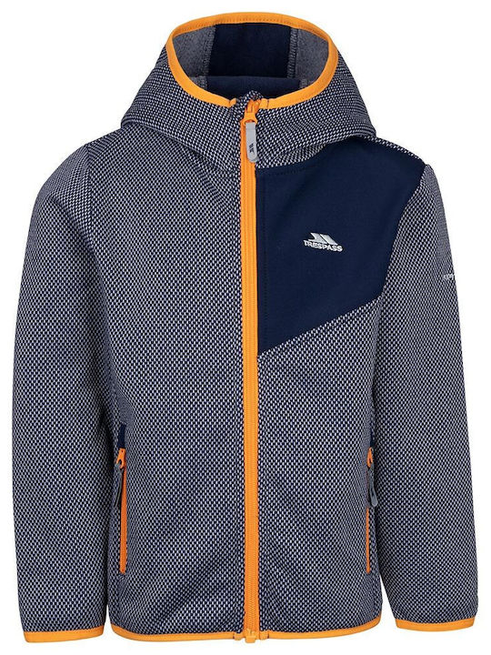 Kids' Casual Jacket Short with Hood Blue