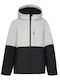 Kids' Casual Jacket with Hood Grey-black