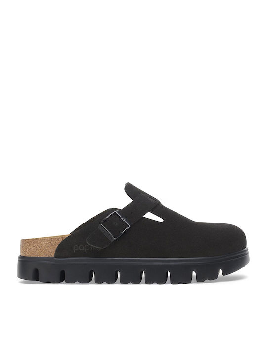 Birkenstock Boston PAP Flat Δερμάτινα Mules σε ...