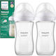 Philips Set Glas Babyflaschen Gegen Koliken Mit Silikon Sauger Für 1+ Monate 240ml 2 Stück